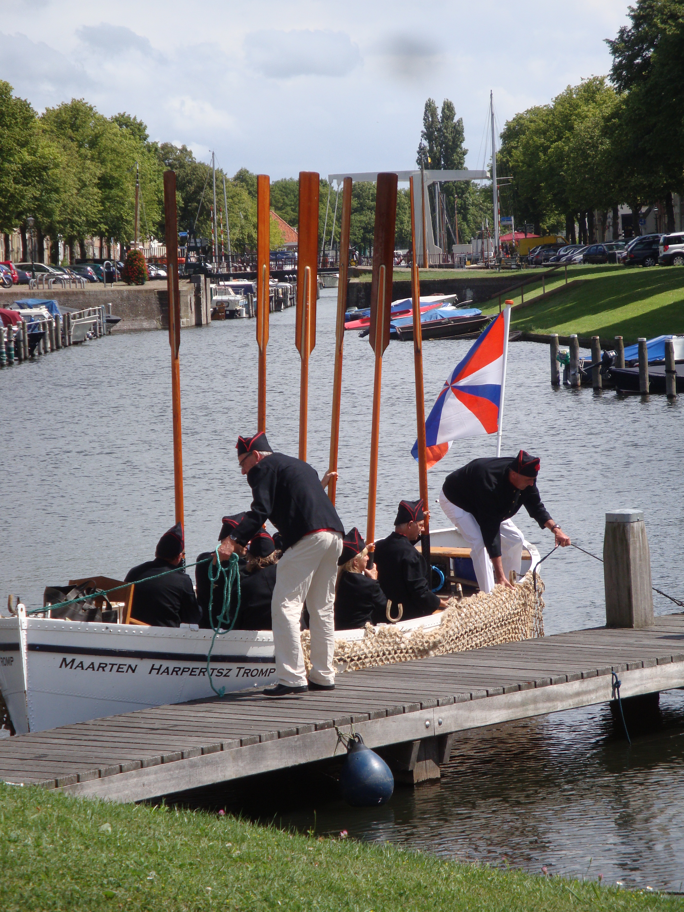 Terugkomst bij onze steiger