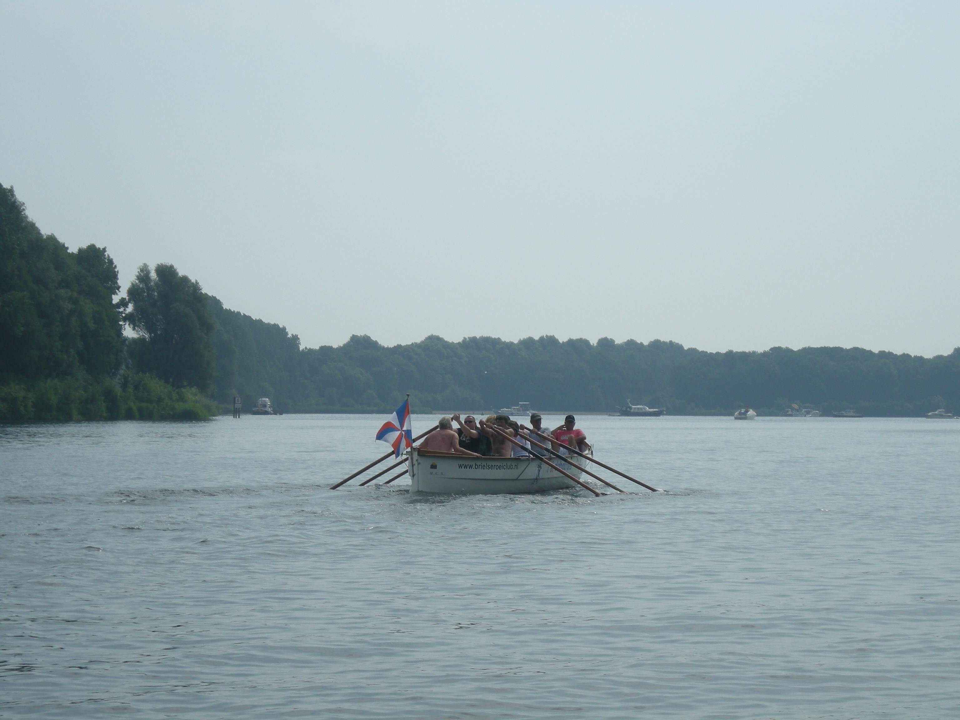 Training op de Brielse Maas